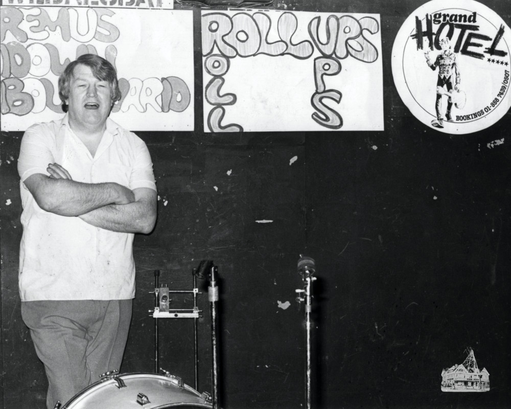 Terry Murphy on stage