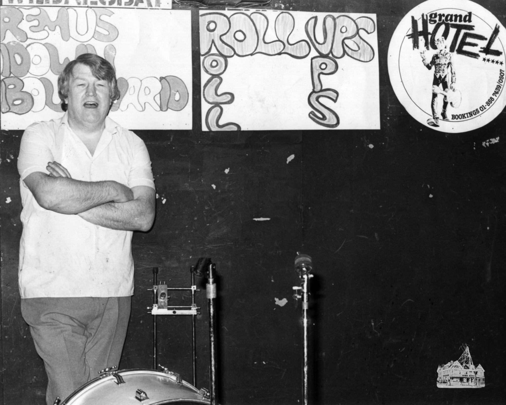 Terry Murphy on stage