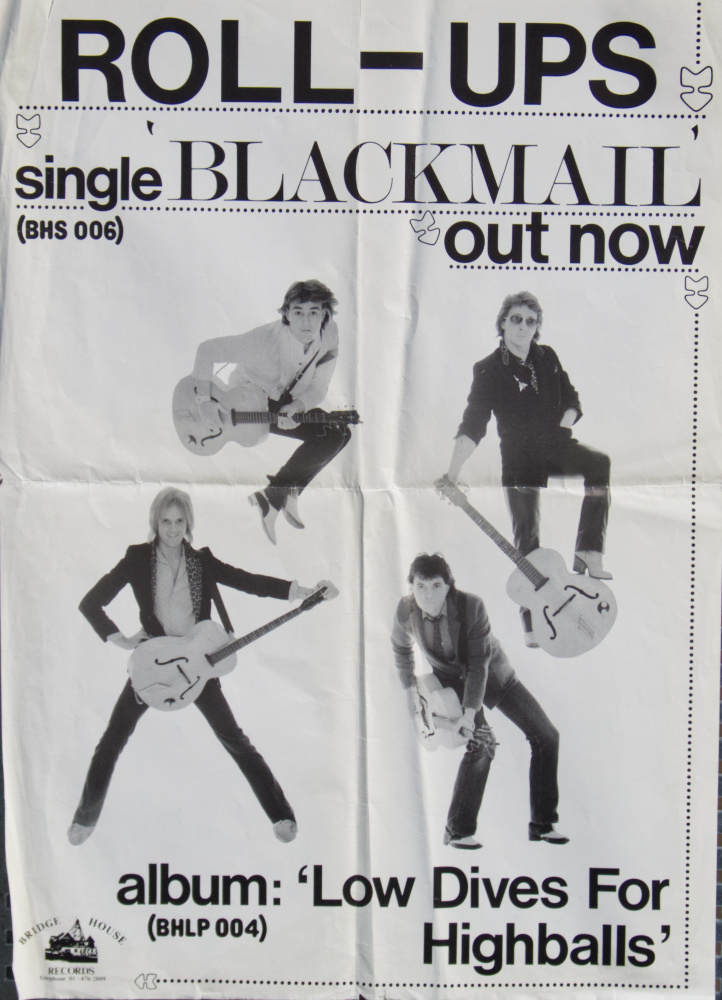 Bridge House Records poster for Rollups single